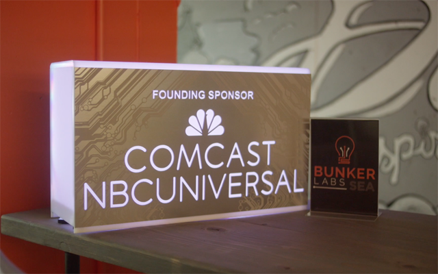 Comcast is a founding sponsor of “Bunker Labs.”