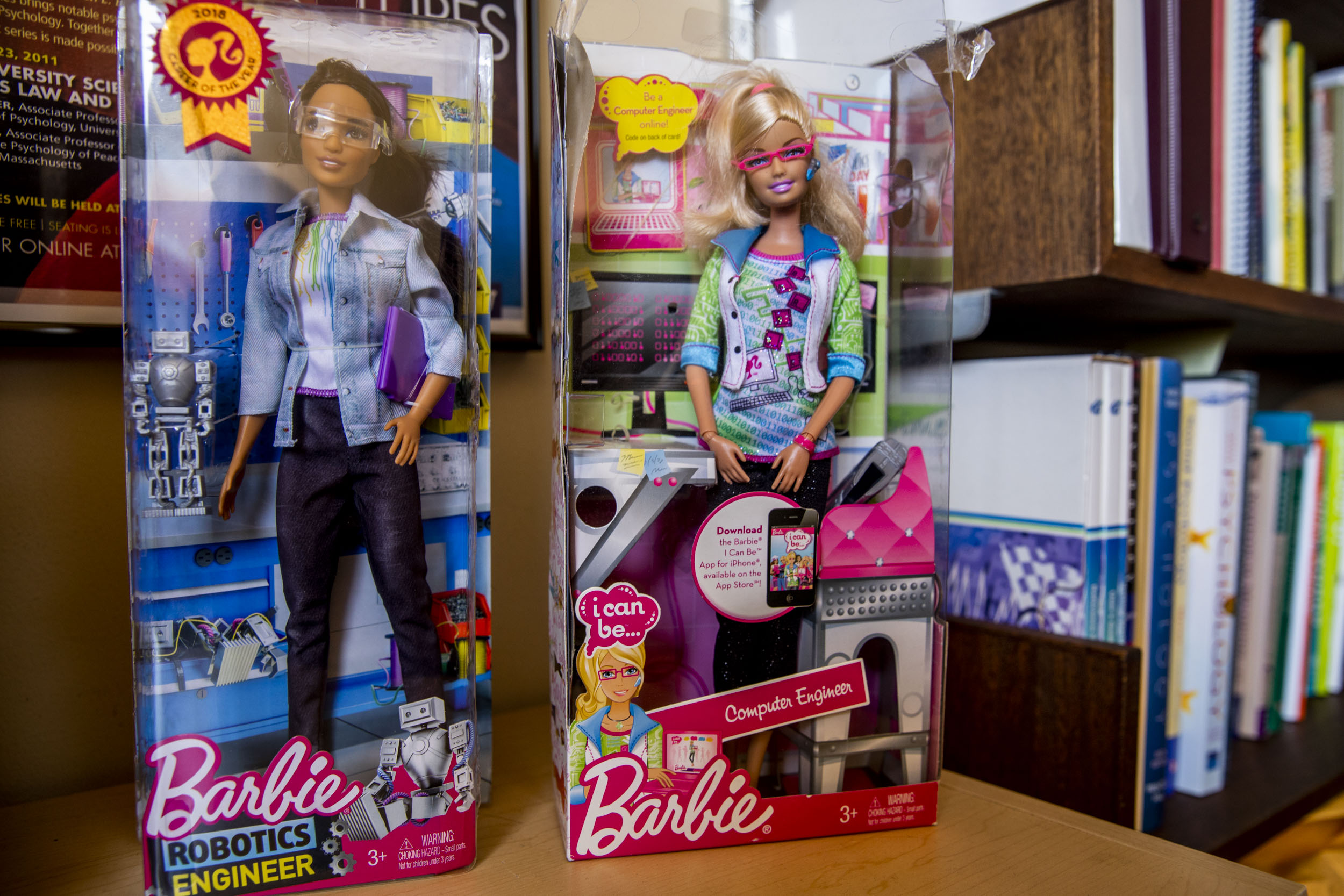 two tech career barbie dolls 