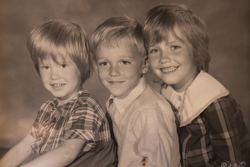 Jenny Graham and her siblings as children