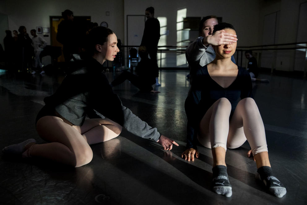 A Pacific Northwest Ballet class for teen choreographers (Photo by Dorothy Edwards/Crosscut)