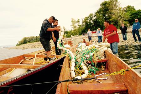 Lummi tribal members reef net fishing (4)