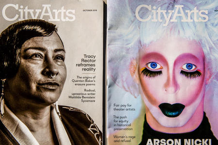 City Arts magazine covers