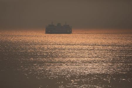 a ferry boat on puget sound