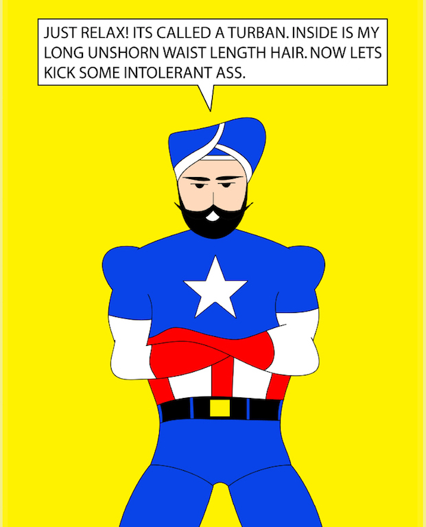 Sikh Captain America