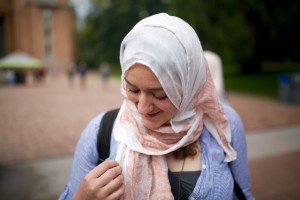 Hijab white