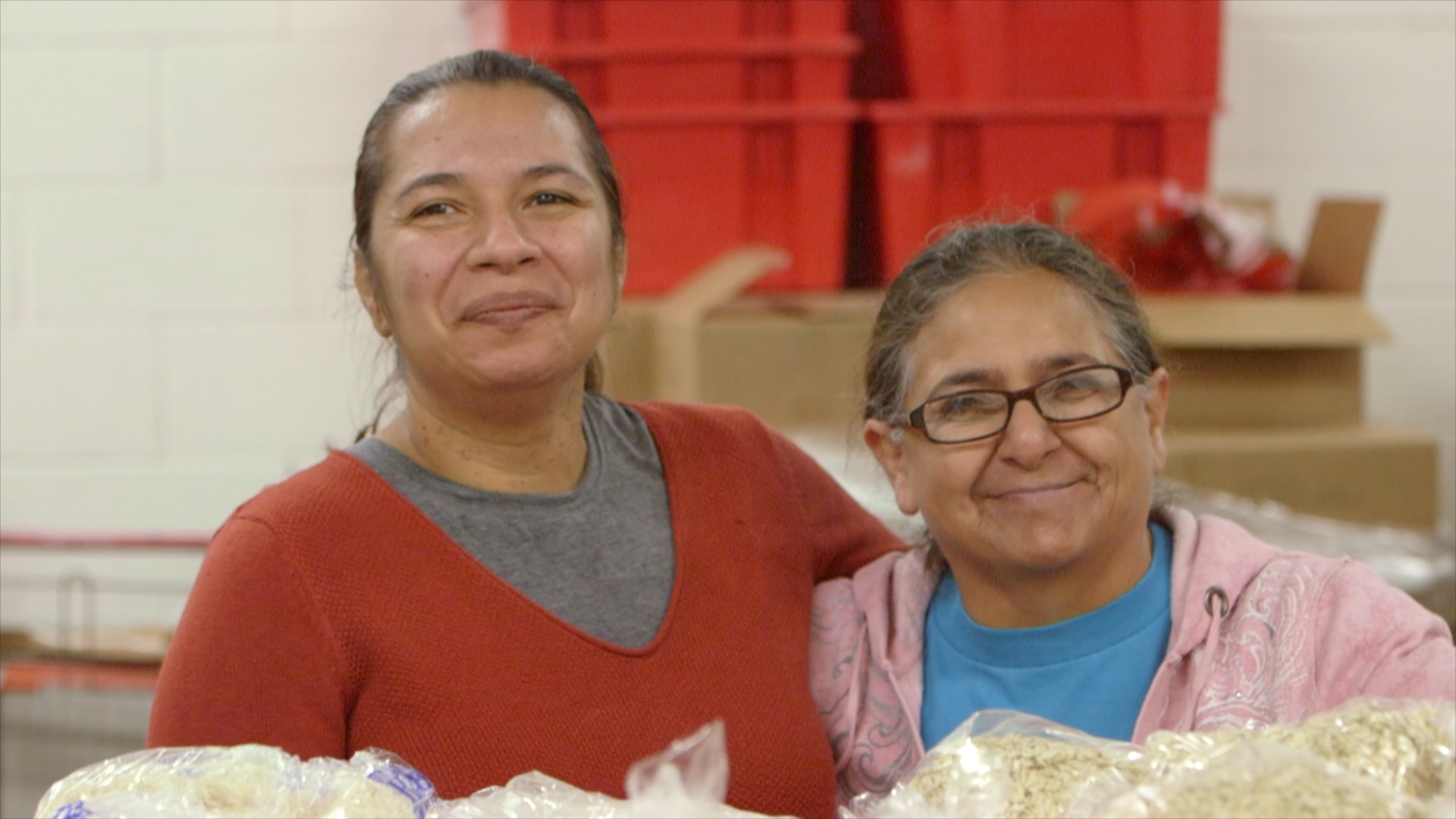 Volunteers at Toppenish Food Bank