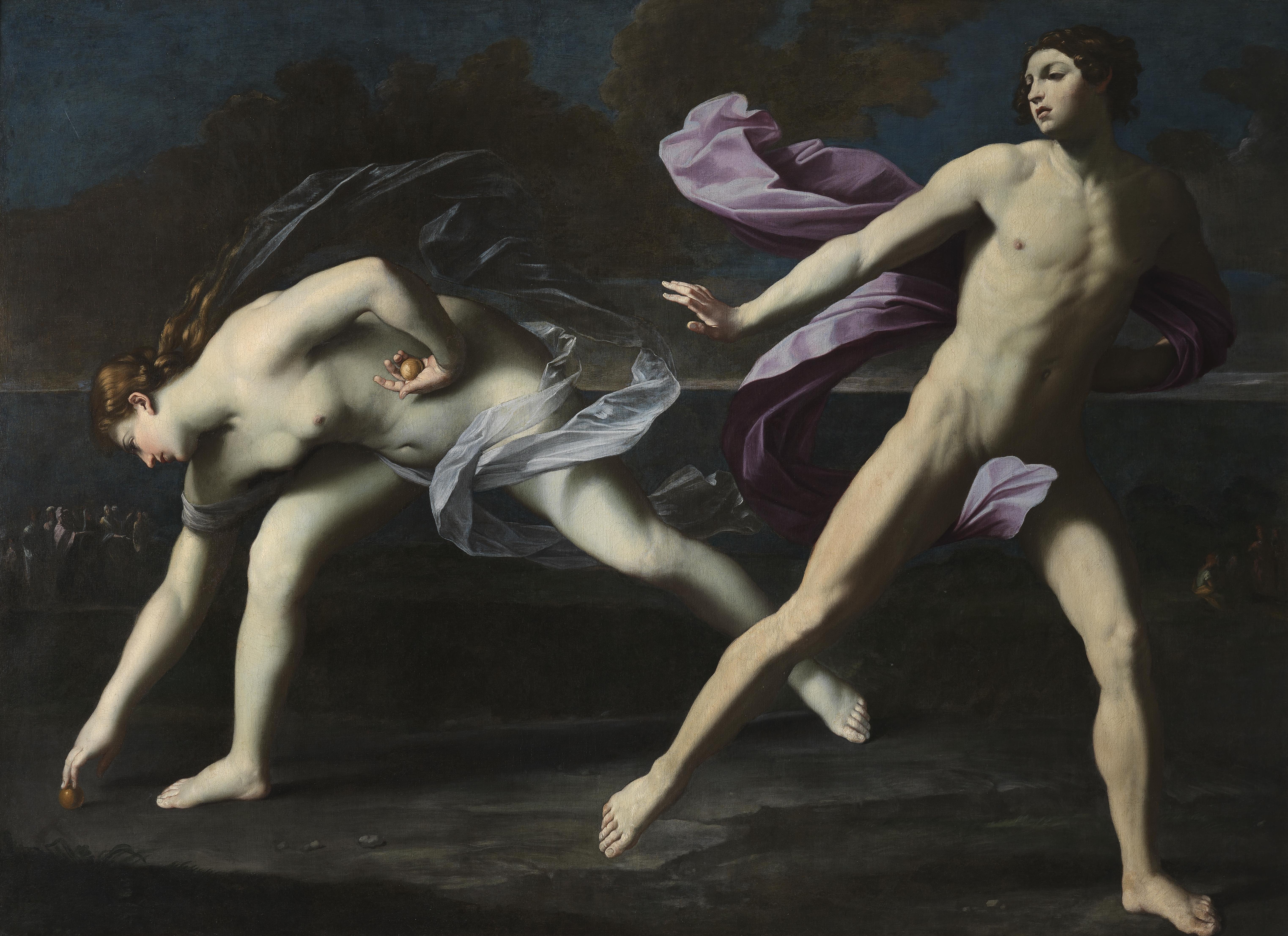 Guido Reni's rendition of the myth of Atalanta and Hippomenes 