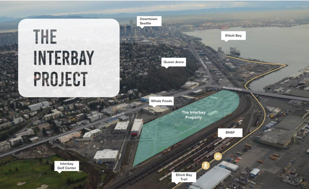 a map of seattle's interbay armory site