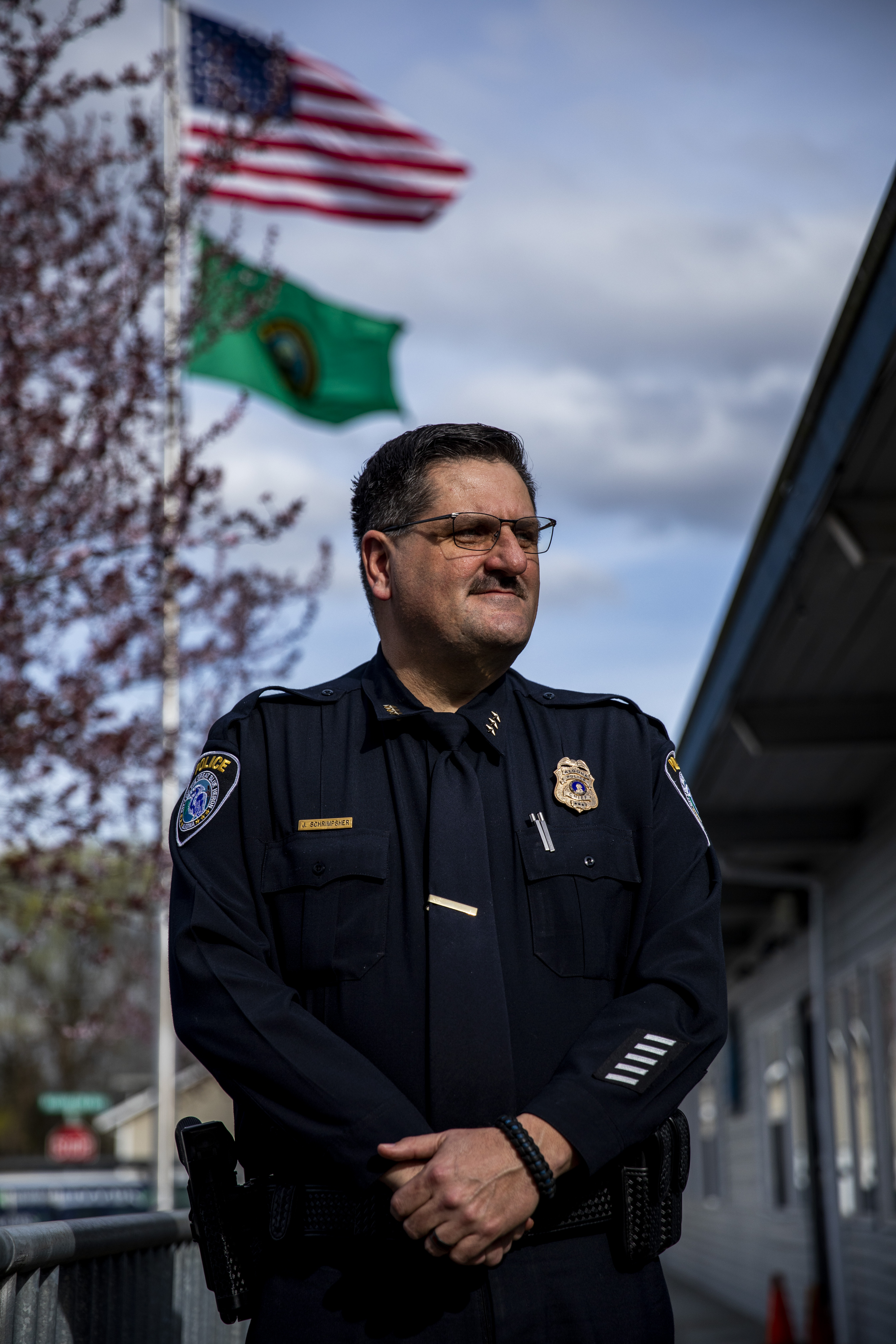 Police Chief James Schrimpsher of the city of Algona, Washington