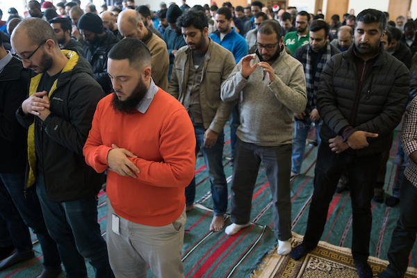 Muslim prayer service after New Zealand attack