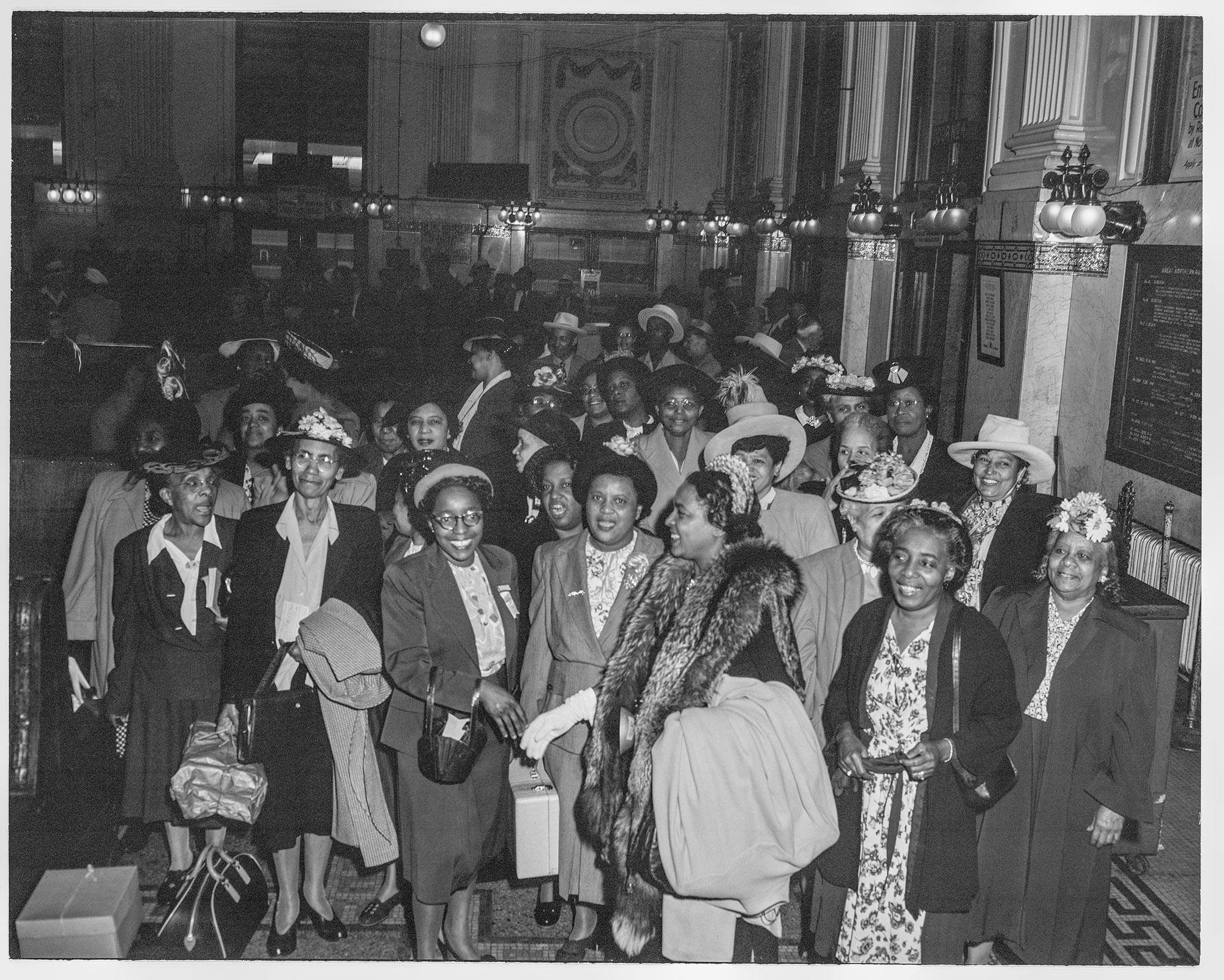 A 1940s photo of women at the Convention of the National Association of Colored Women 