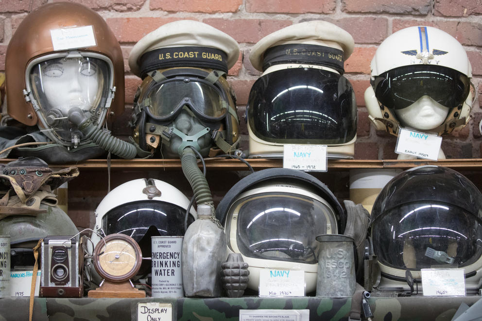At the Federal Army & Navy Surplus store in Seattle’s Belltown neighborhood, April 19. 