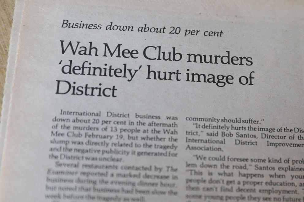Headline: Wah Mee club murders definitely hurt image of District