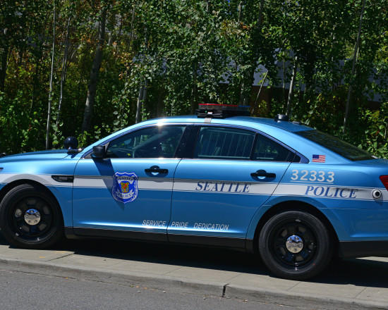 A Seattle police department car. Credit: cmnphoto/flickr