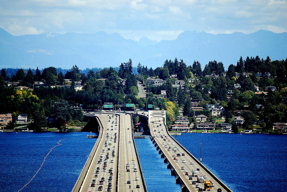 I-90 floating bridge