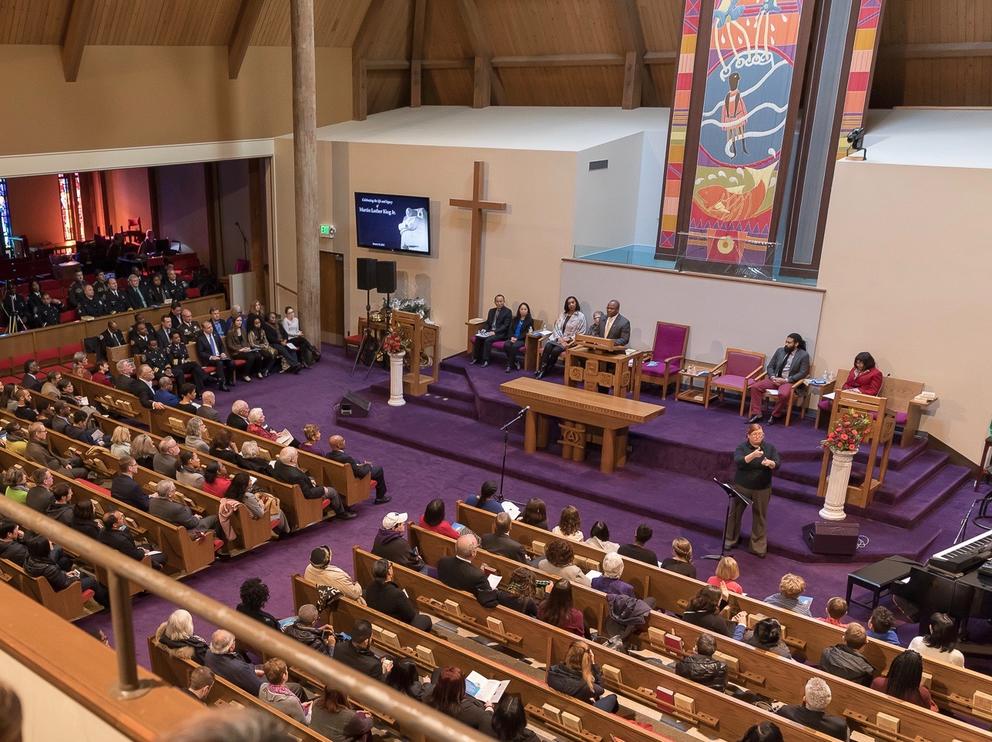Seattle Colleges' Martin Luther King Jr. celebration at Mount Zion Baptist Church in Seattle, WA