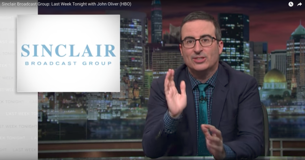 John Oliver and Sinclair