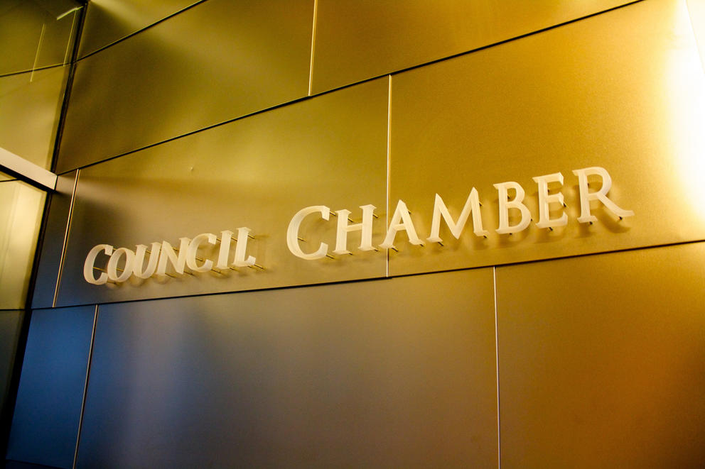 Seattle City Council chamber