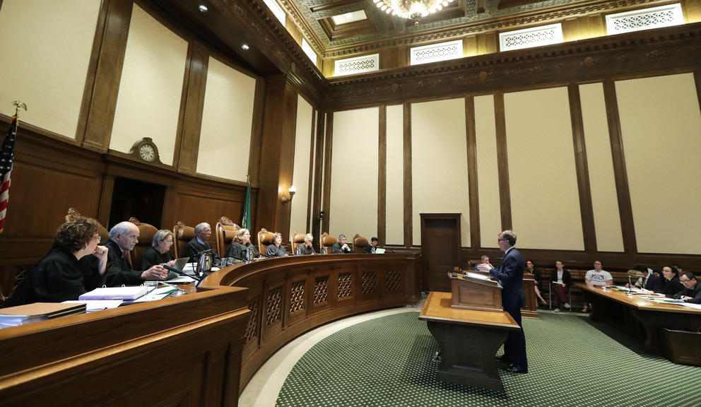 Washington state Supreme Court chambers