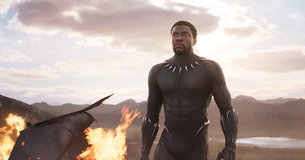 Chadwick Boseman is seen in the new movie, Black Panther