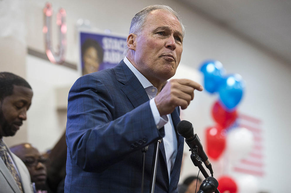 A determined look from Jay Inslee
