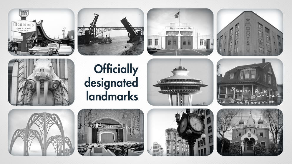 Designated landmarks in Seattle