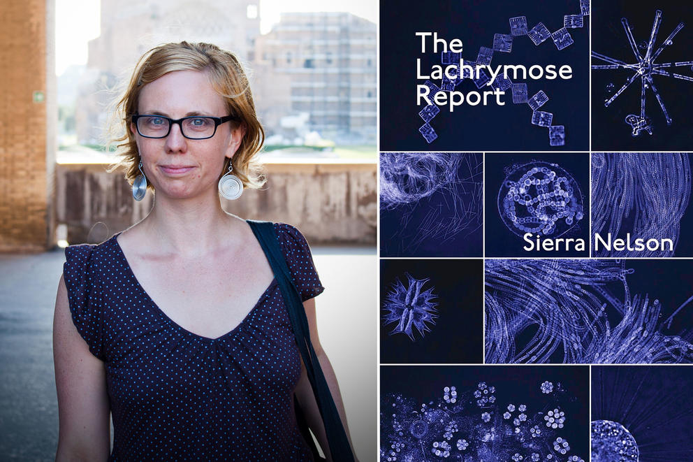 Sierra Nelson and her new book, The Lachrymose Report