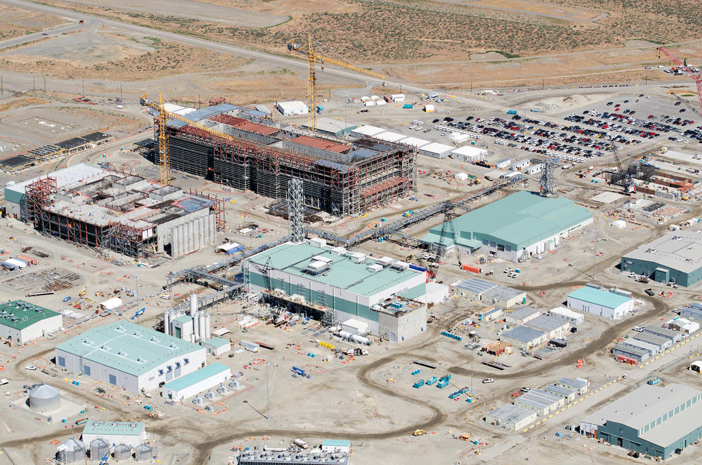 The Hanford Vit Plant covers 65 acres with four nuclear facilities in southeastern Washington. 