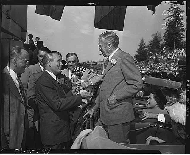 Miller Freeman and Governor Arthur Langlie