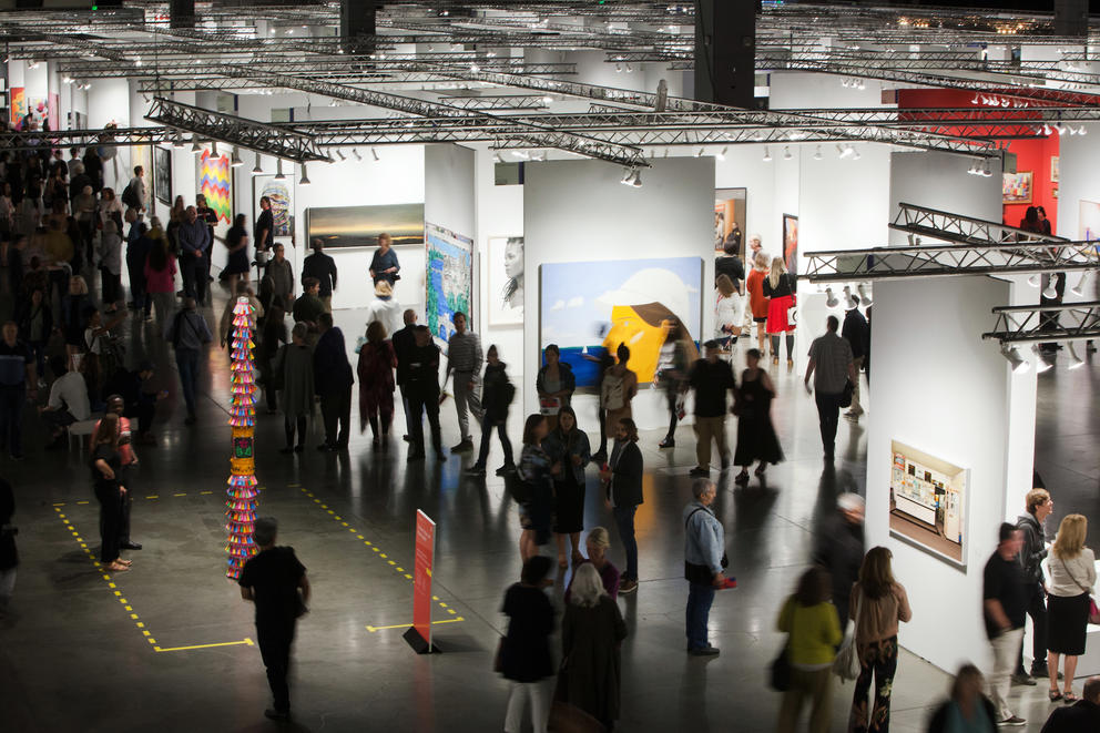 Seattle Art Fair scene