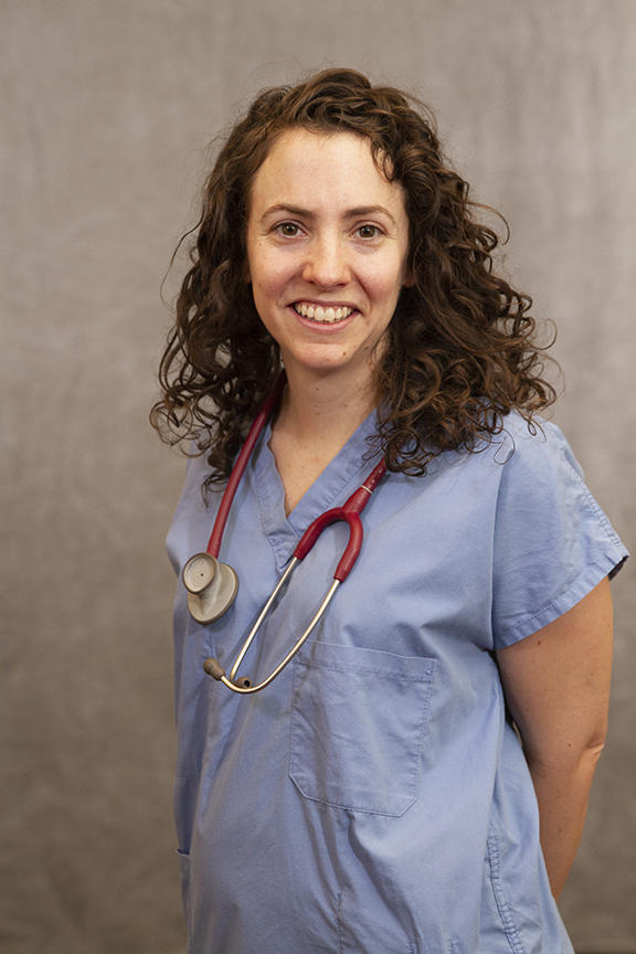 a nurse smiling