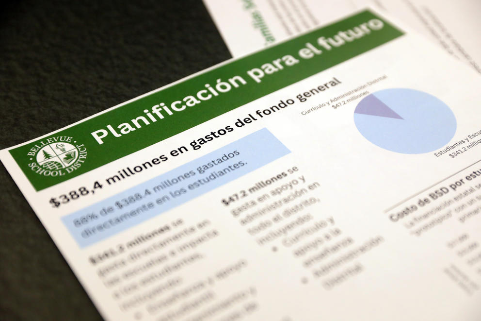 A flier in Spanish, with the words "Planification para el futuro" written at the top.