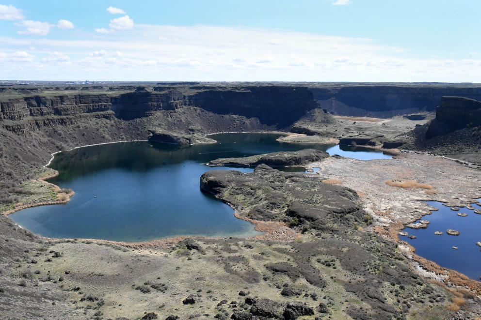 A view of Dry Falls 