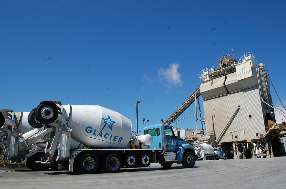 cement truck at Glacier Northest