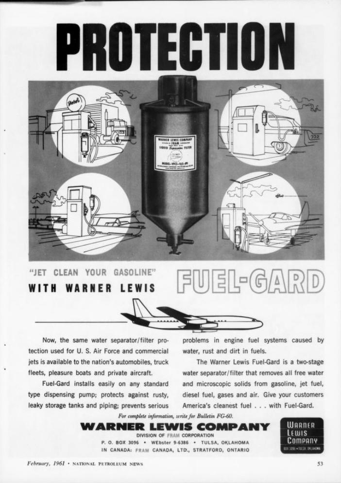 An ad from the National Petroleum News trade journal in 1961.