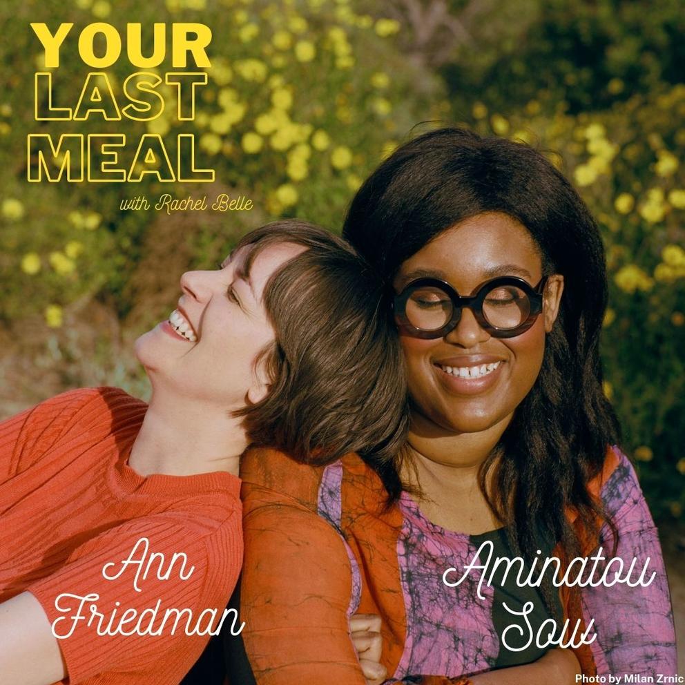 Aminatou Sow and Ann Friedman smiling
