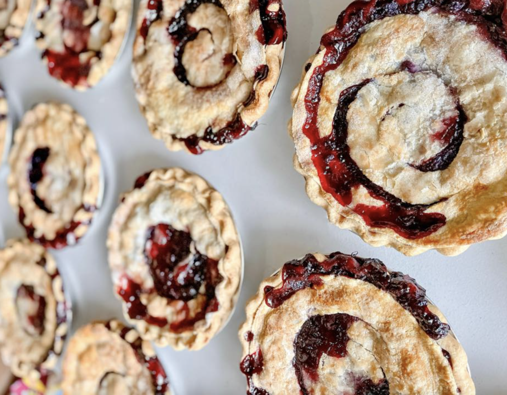 Marionberry pies