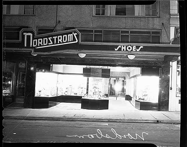 historical photo of a Nordstrom store