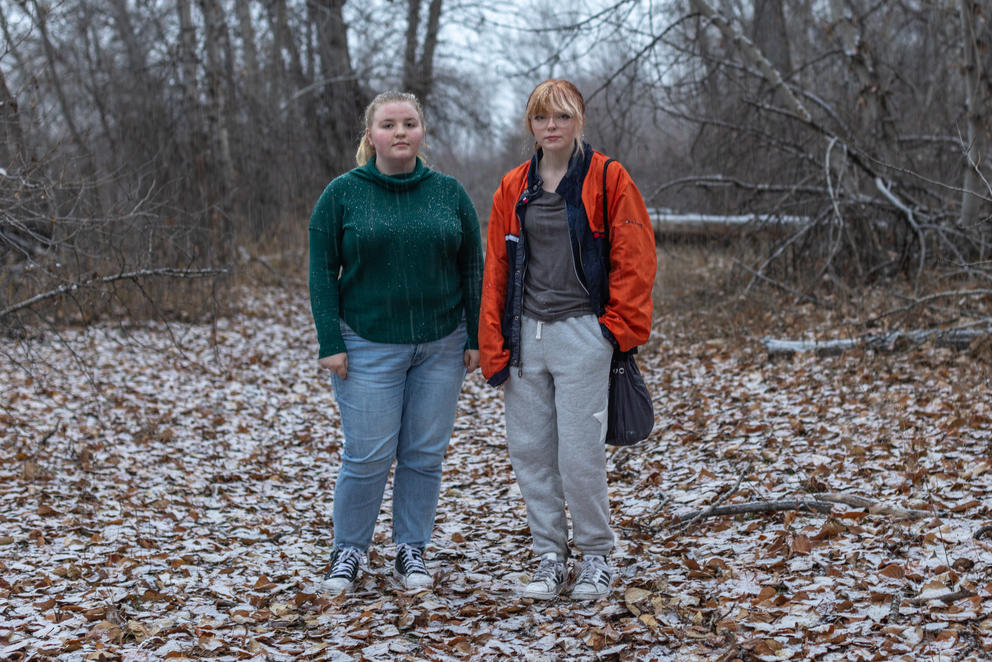 Amythist McCart and Kayla Shelton were close friends of missing Indigenous teenager Kit Mora. 