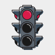 red stoplight