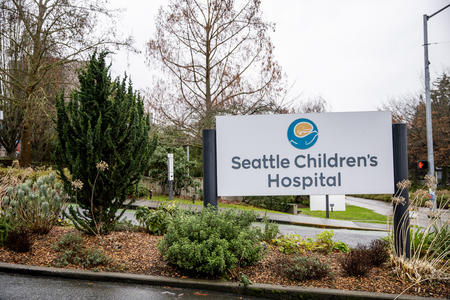 Seattle Children’s Hospital sign