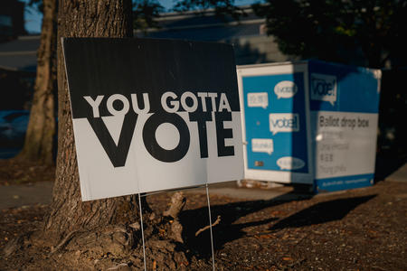 "you gotta vote" sign