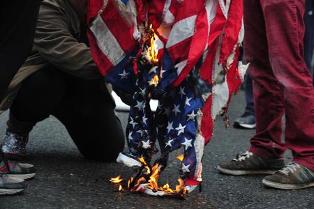 Flag burning