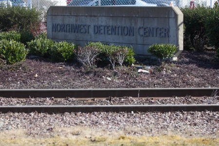 The Northwest Detention Center is a private immigration prison in Tacoma, where many people detained by ICE agents in the Northwest are held.	Credit: Matt M. McKnight/Crosscut