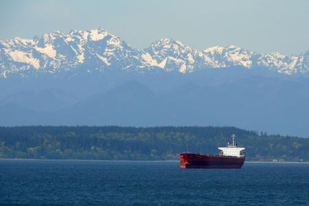 Puget Sound oil tanker