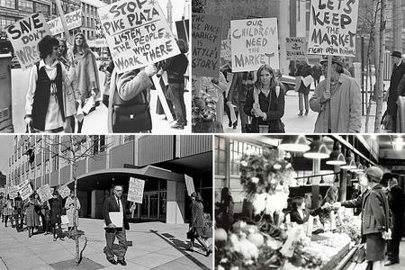Four images of protest