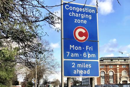 Congestion pricing sign