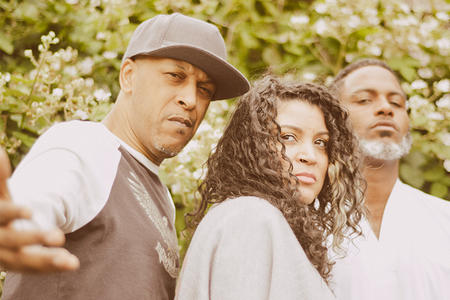 Digable Planets, three African American performers
