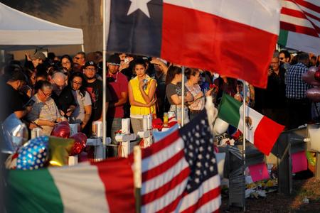 Mourners in El Paso