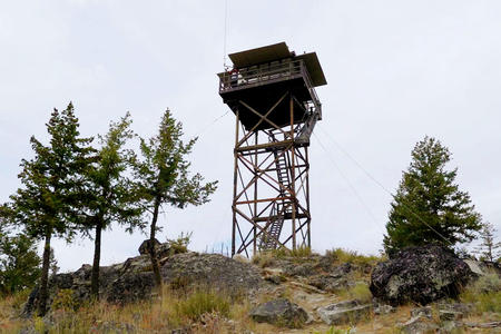 Leecher Mountain Lookout tower